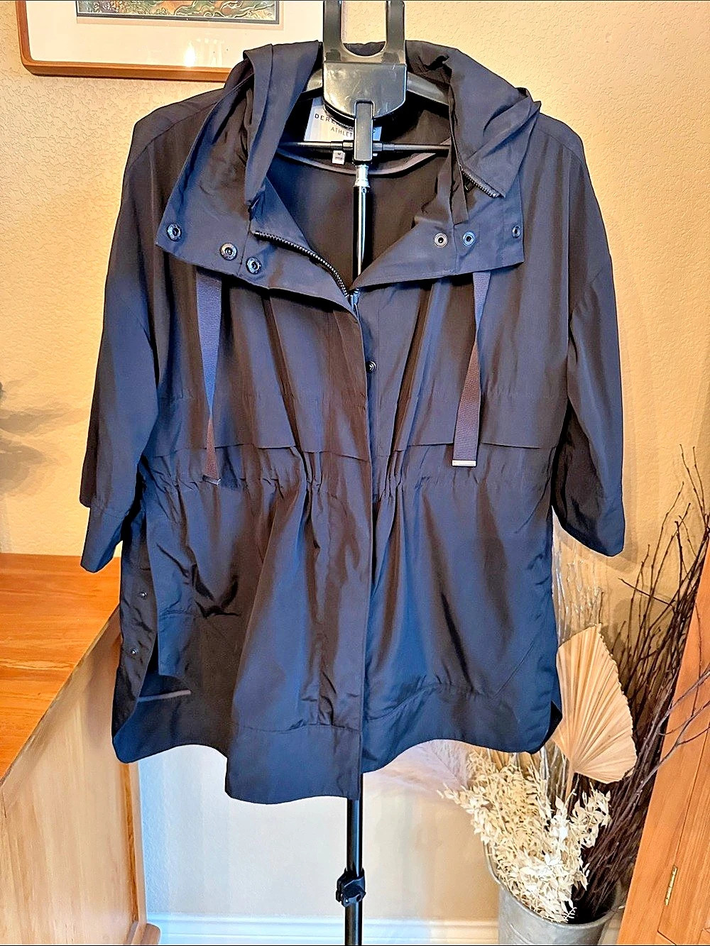 Derek Lam 10 Crosby Black Utility Jacket Size Medium Like New